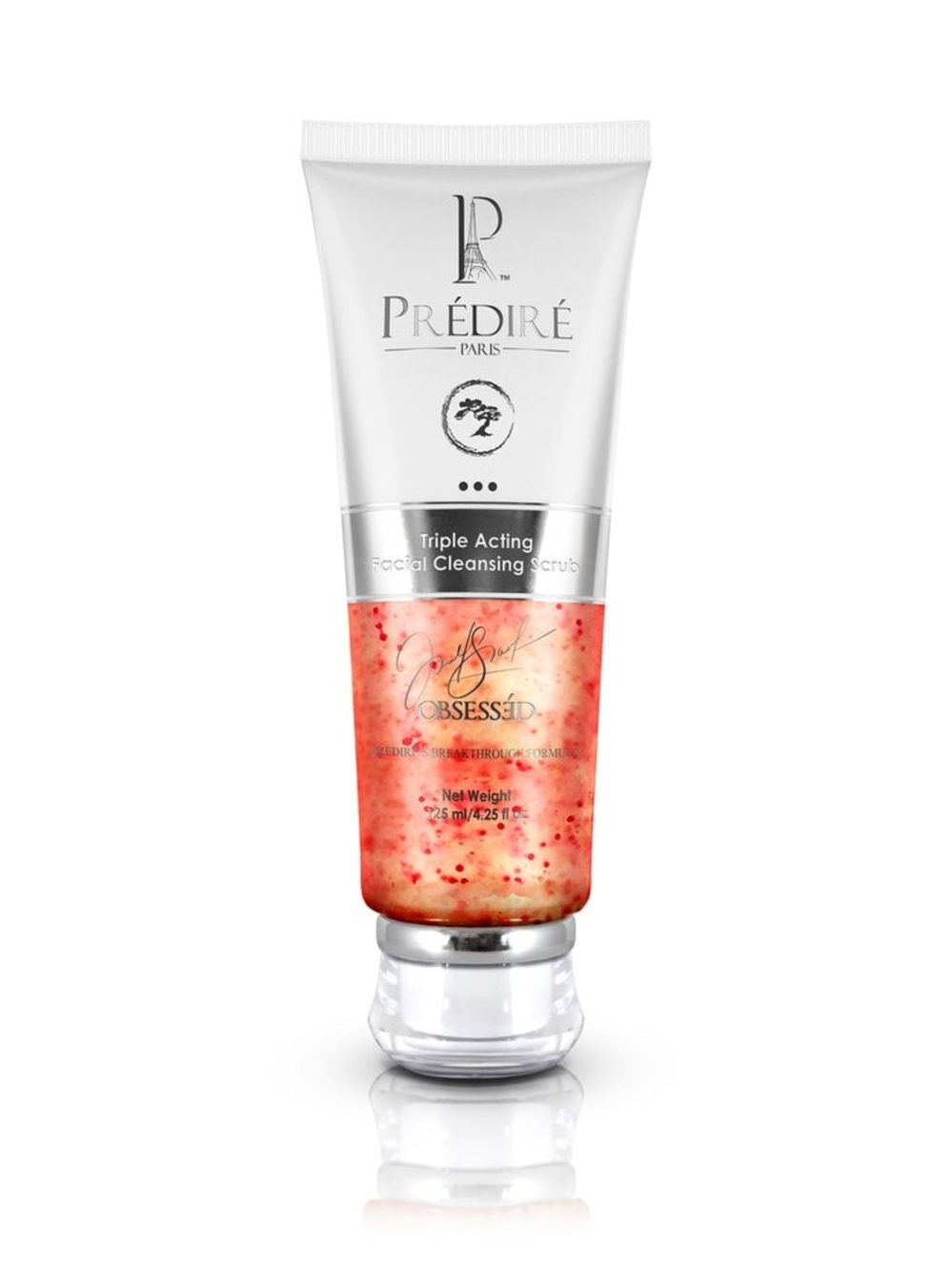 Prédiré Paris Triple Acting Facial Cleansing Scrub - Coral Peach